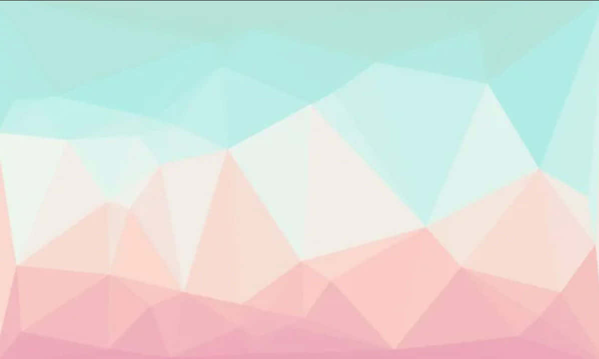 Pink And Teal- Wallpaper Geometric Background