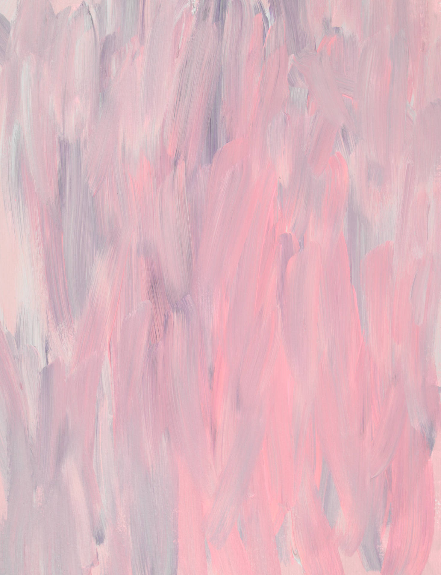 Pink And White Cute Pastel Aesthetic Painting Background