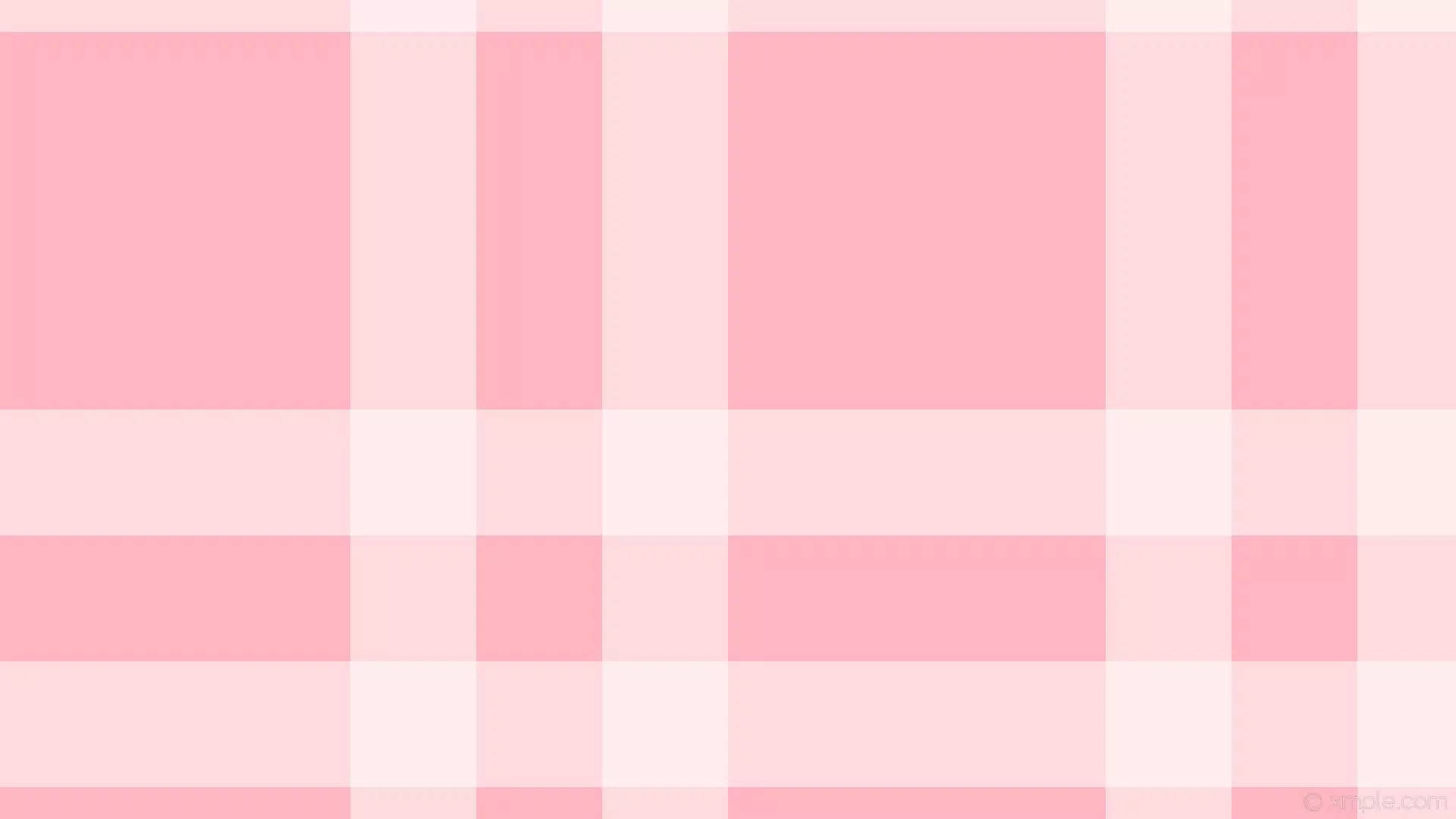 Pink And White Tartan