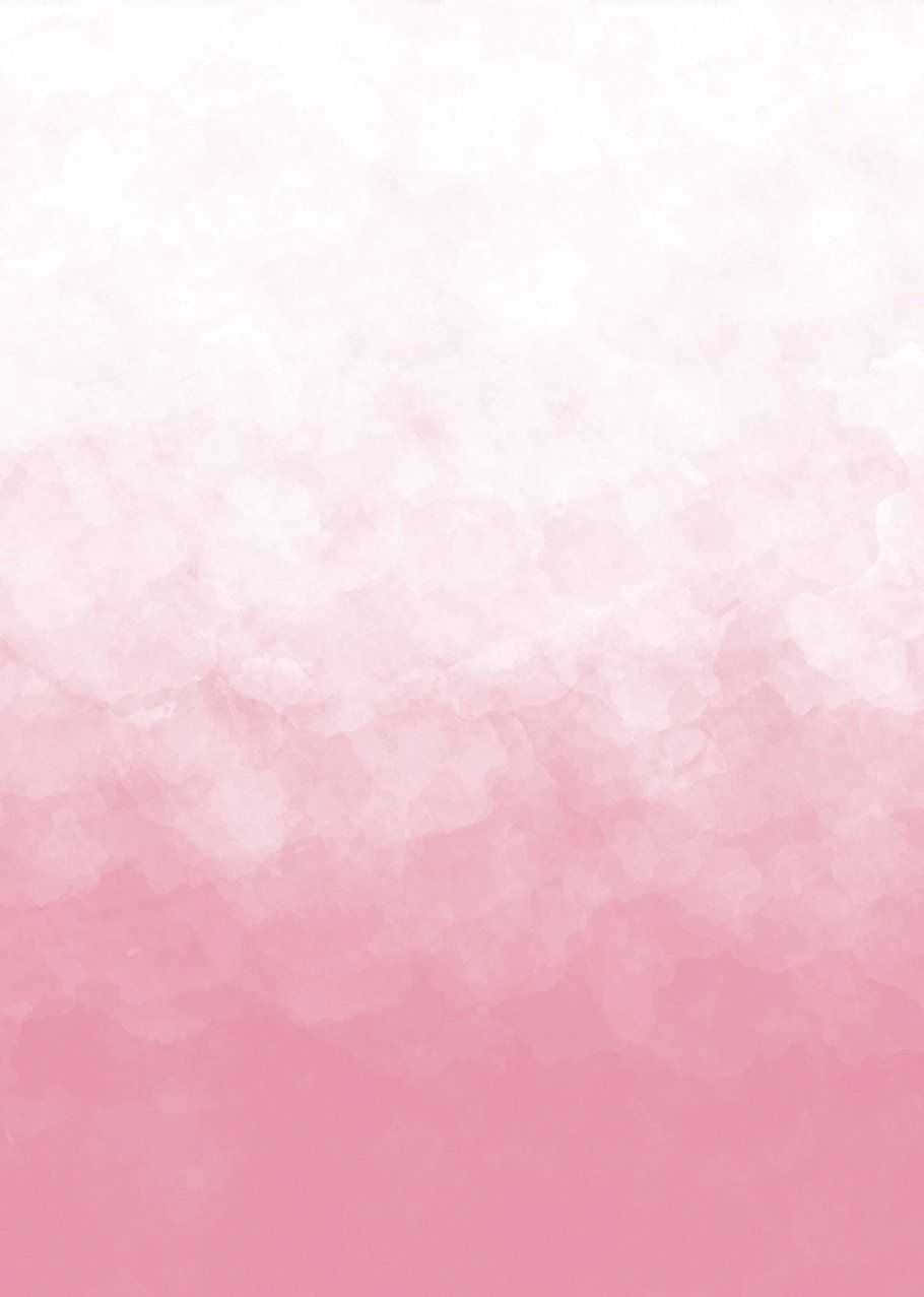 Pink And White Watercolor Background Background