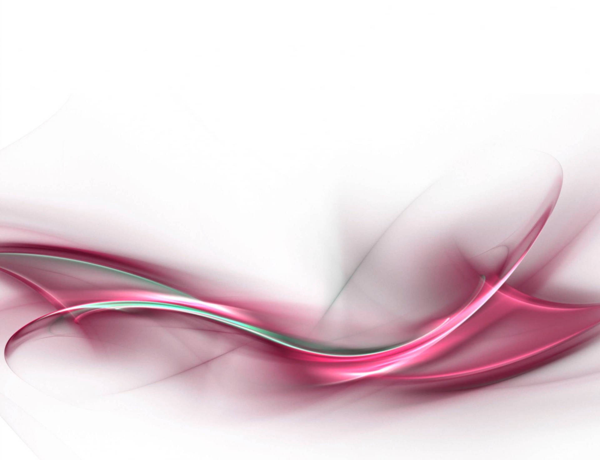 Pink And White Waves Background