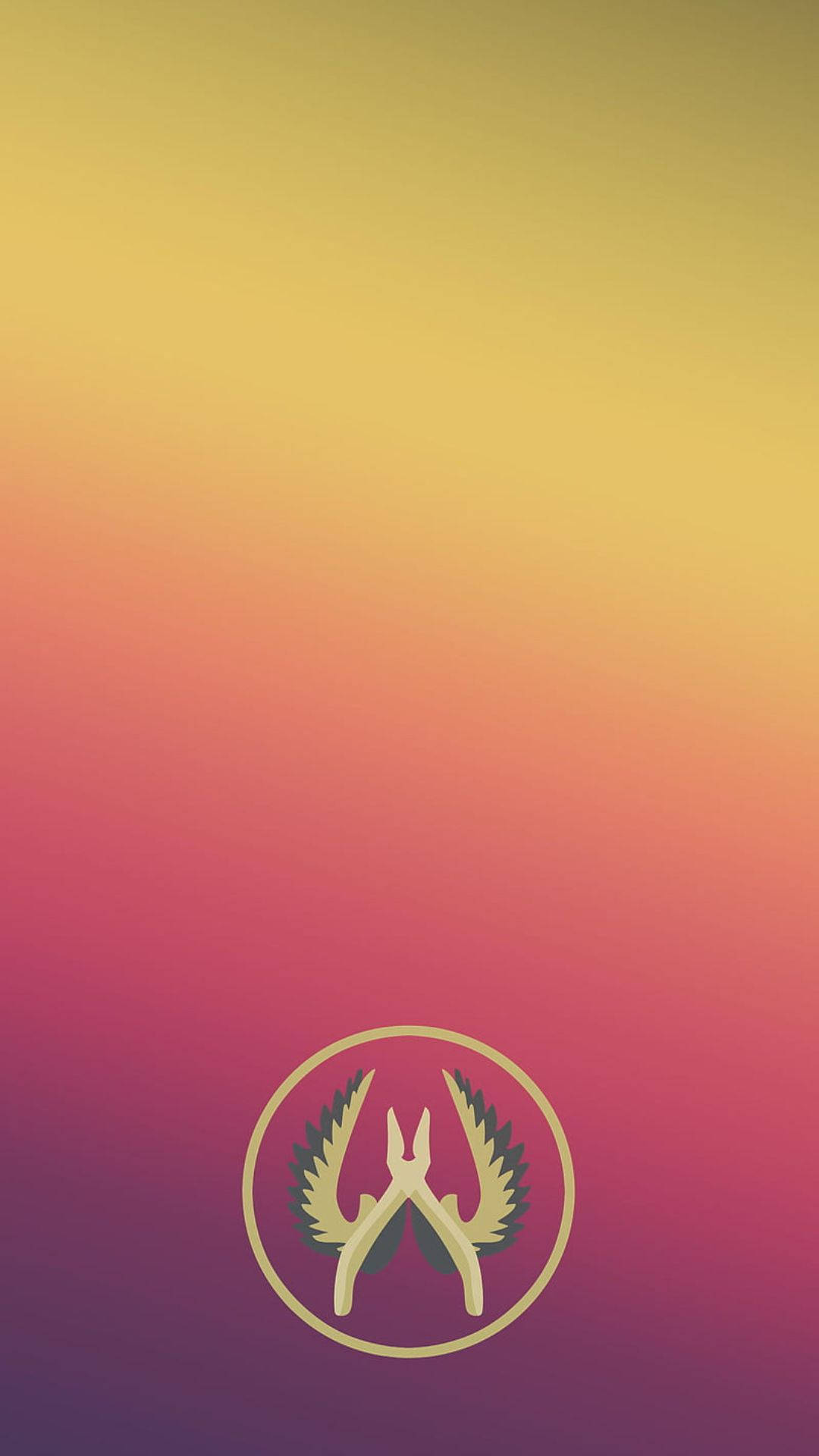 Pink And Yellow Cs Go Iphone Background