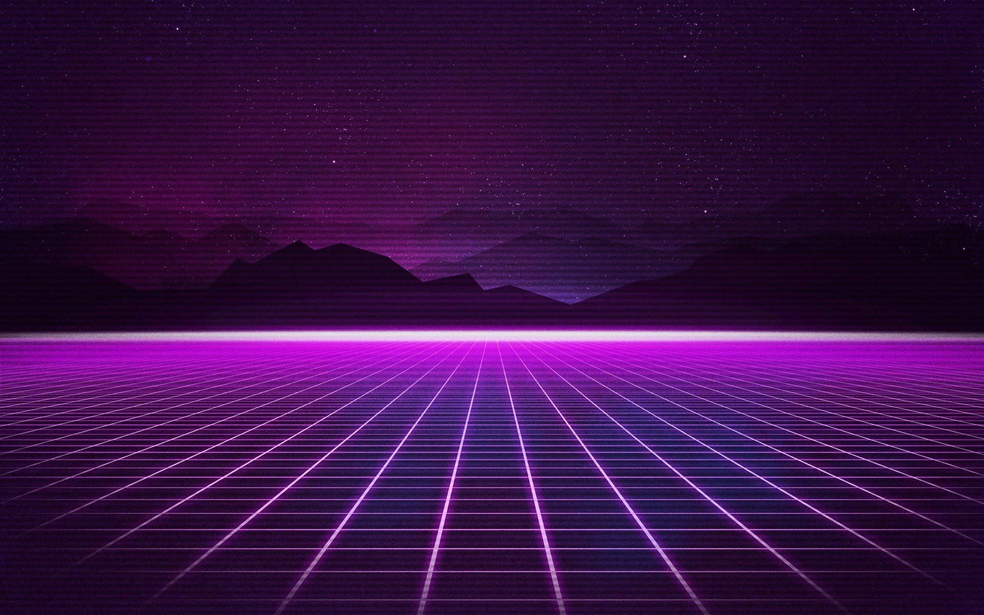 Pink Animated Outrun Background