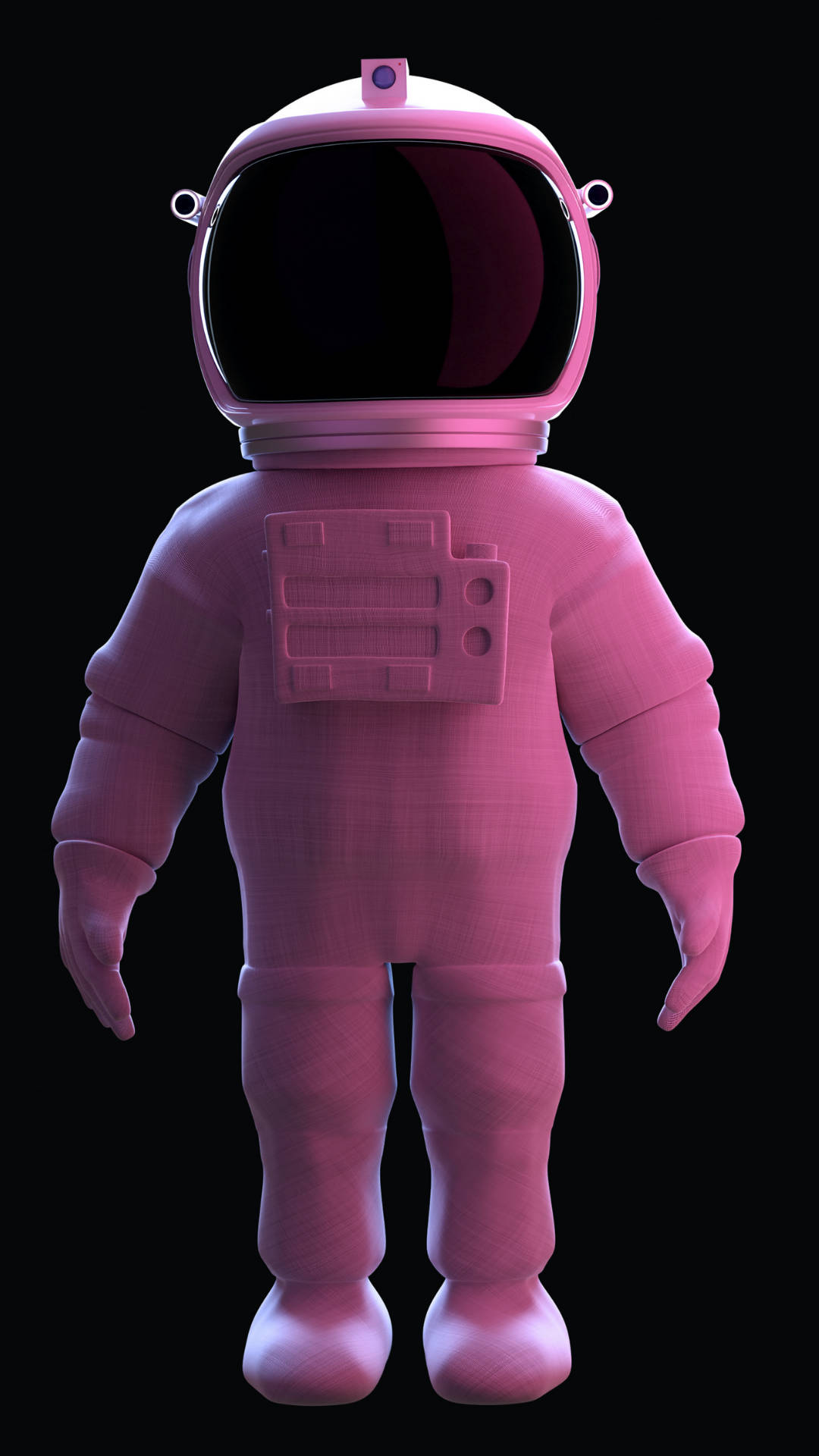 Pink Astronaut Digital Art