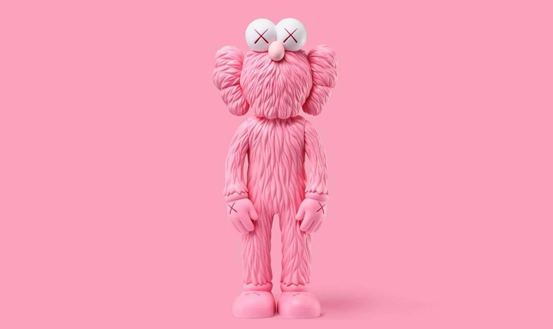 Pink Bff Kaws Pc Background