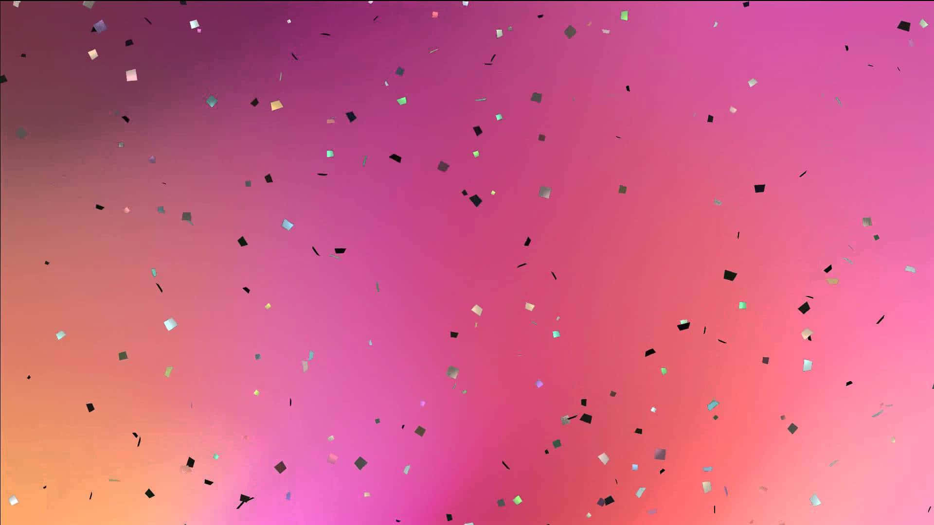 Pink Birthday Glitters Background