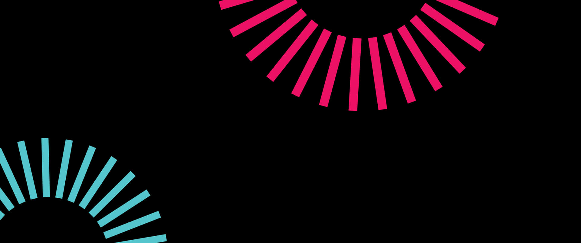 Pink Black Circular Lines Background