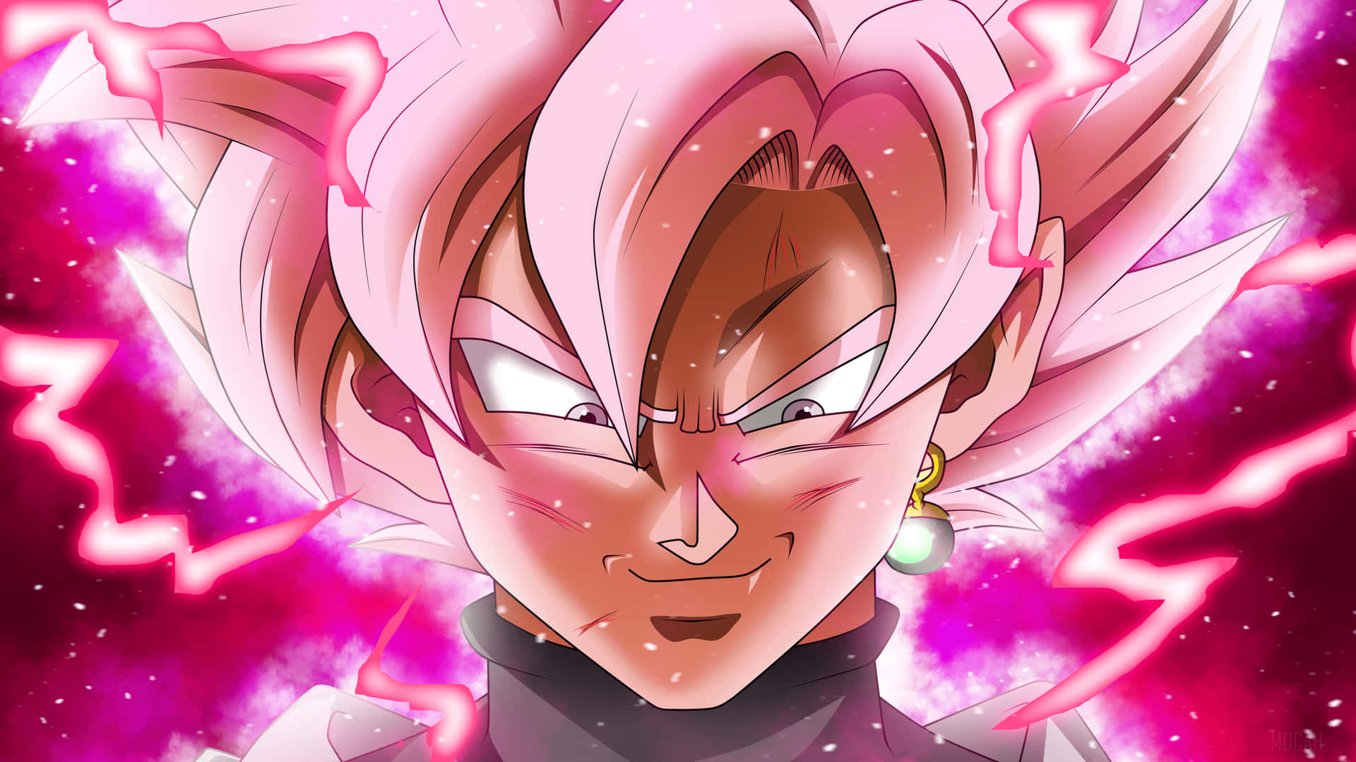 Pink Black Dragon Ball Z Background