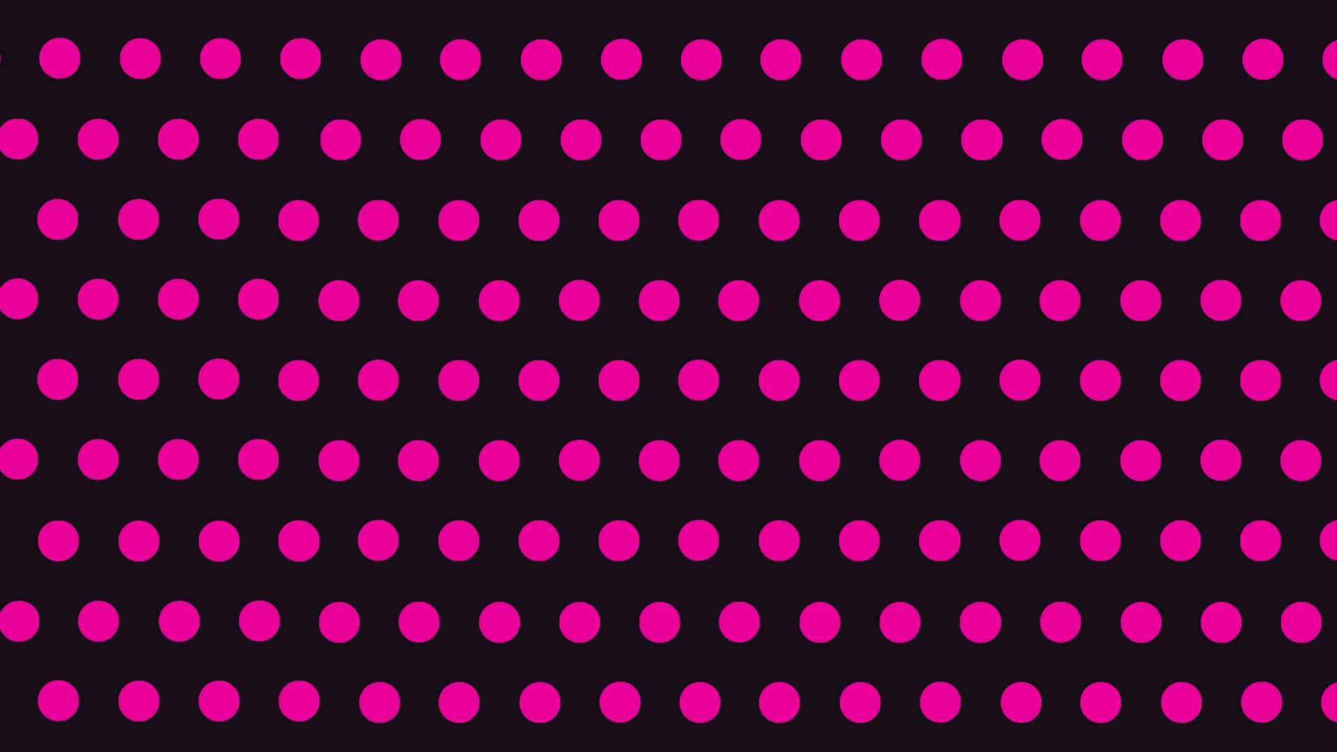 Pink Black Polka Dots Background