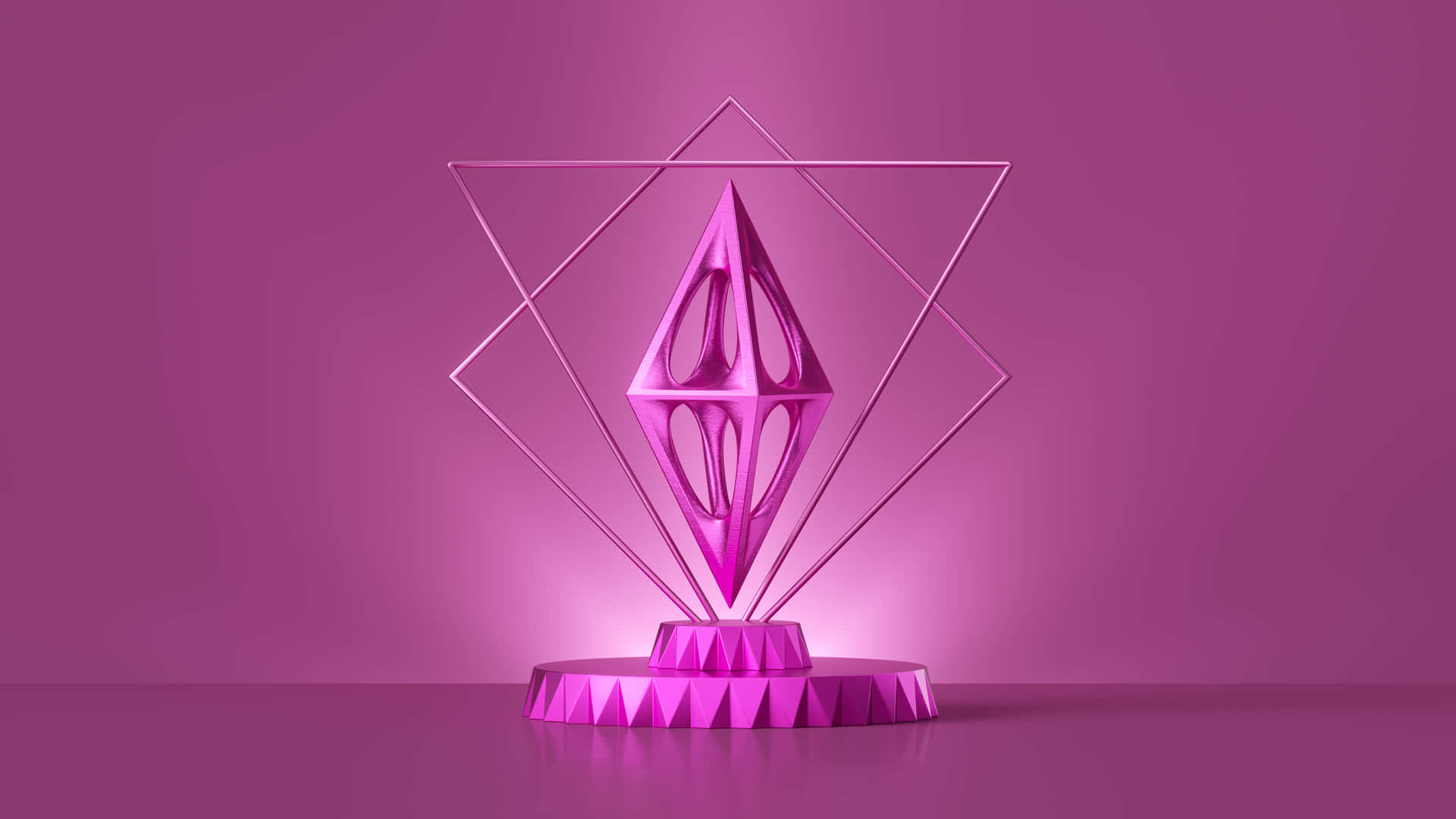 Pink Black Trophy Background