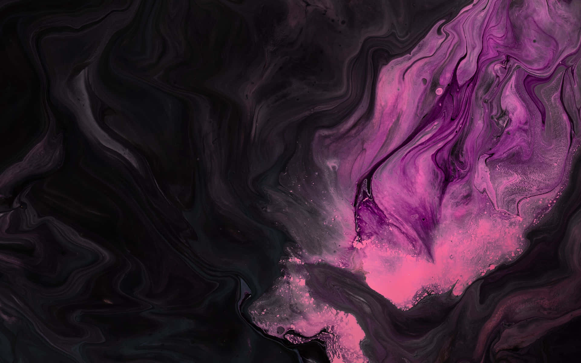 Pink Black Watercolor Art Background