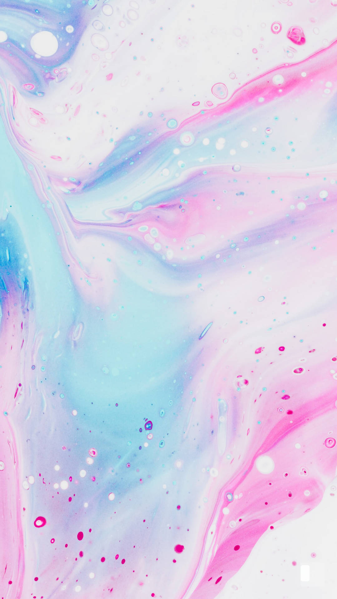 Pink Blue Abstract Paint