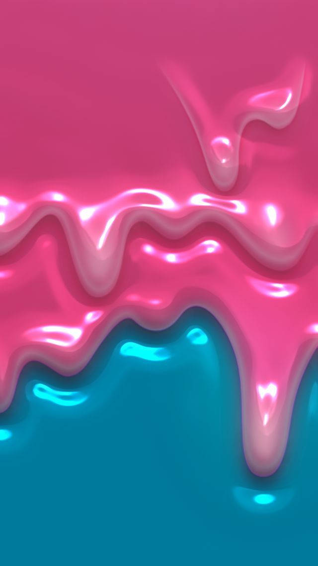 Pink Blue Slime Background