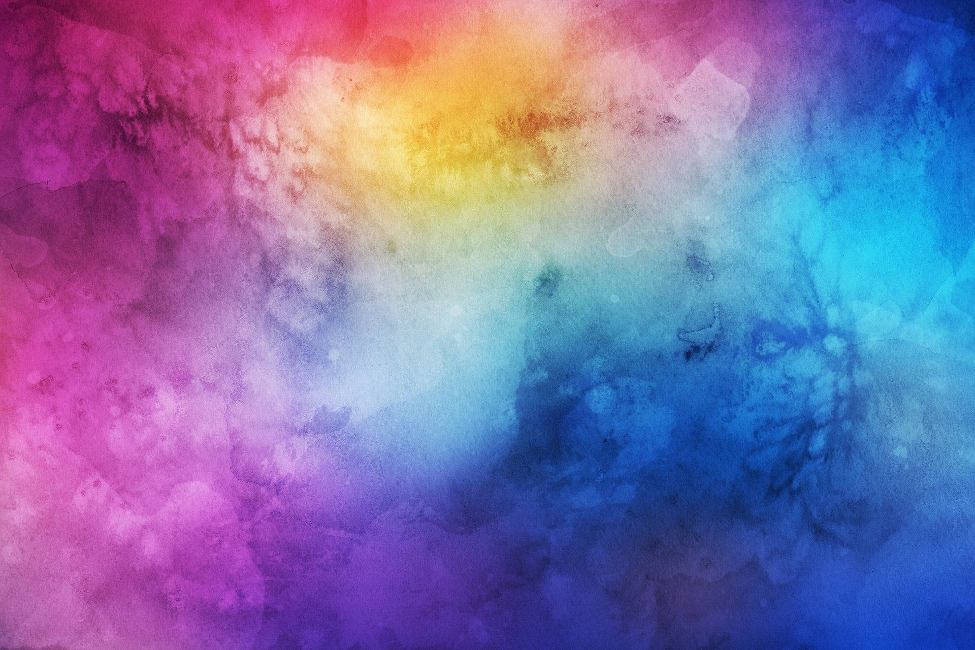 Pink Blue Watercolor Full Hd Background