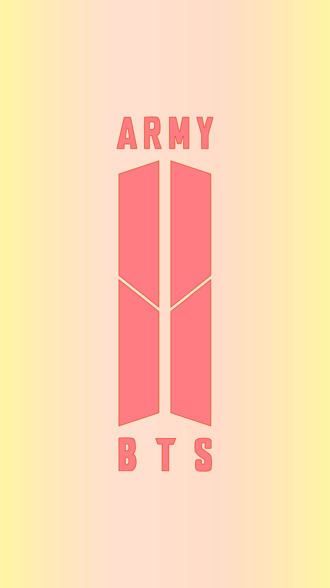 Pink Bts Army Logo Background