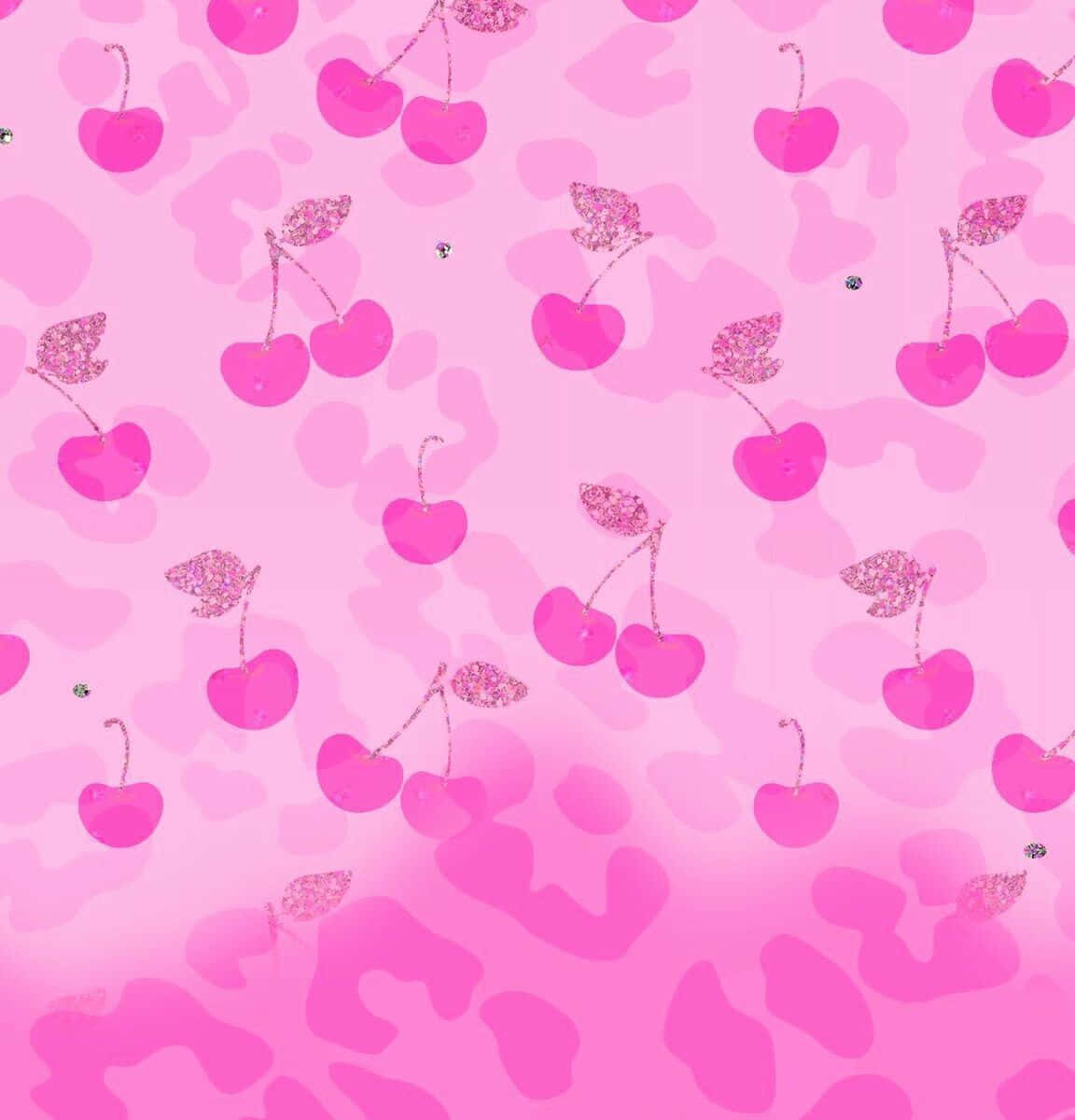 Pink Bubblegum Heaven Background