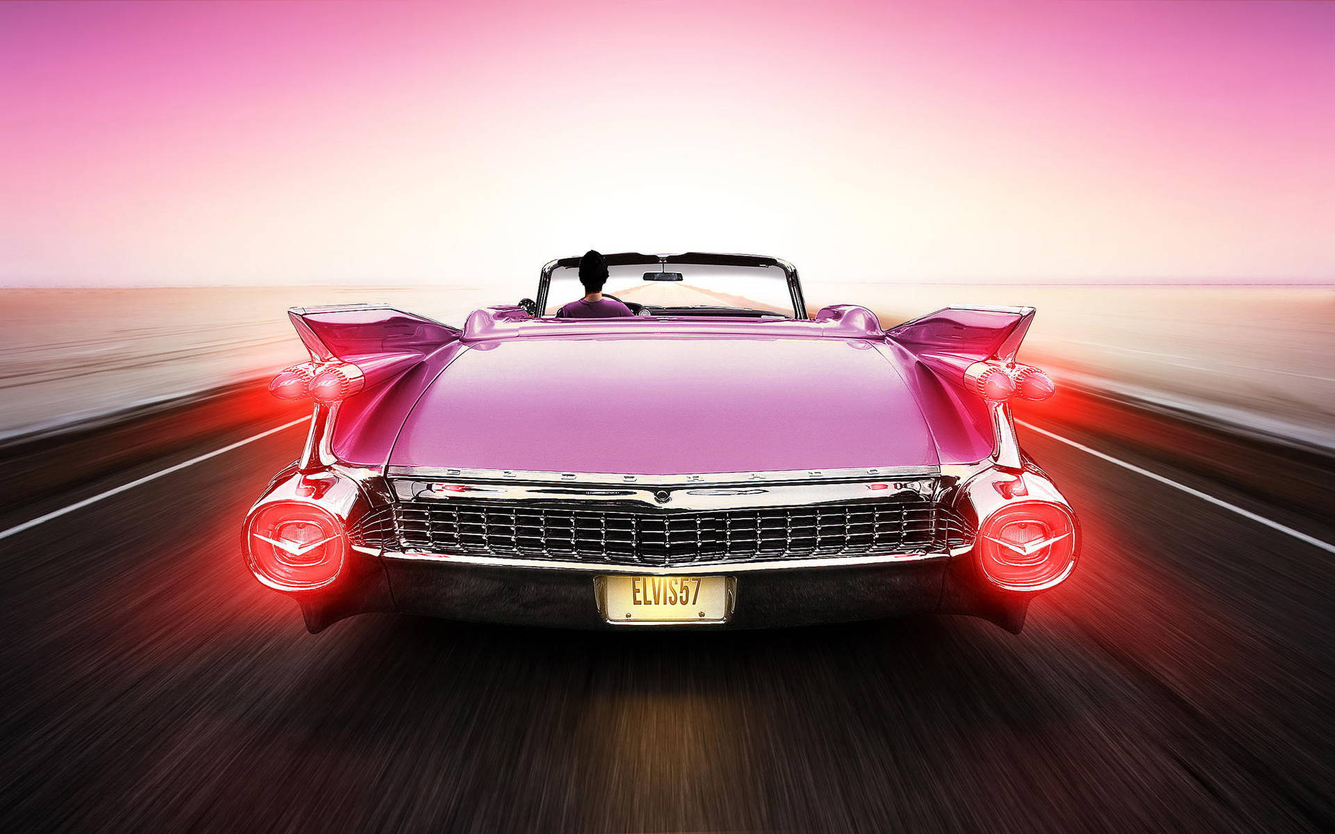 Pink Cadillac Eldorado Background