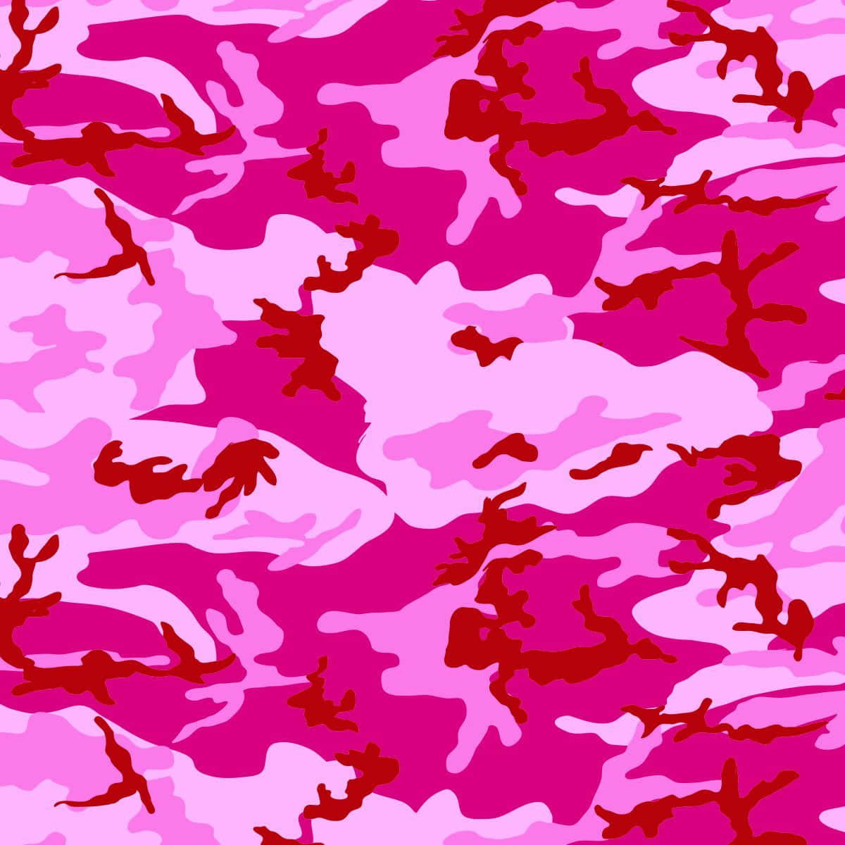 Pink Camo With Red Shadows