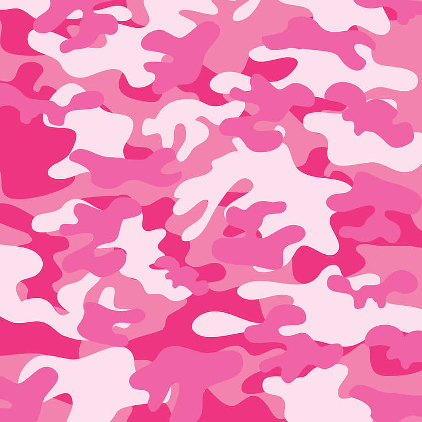 Pink Camouflage Wallpaper