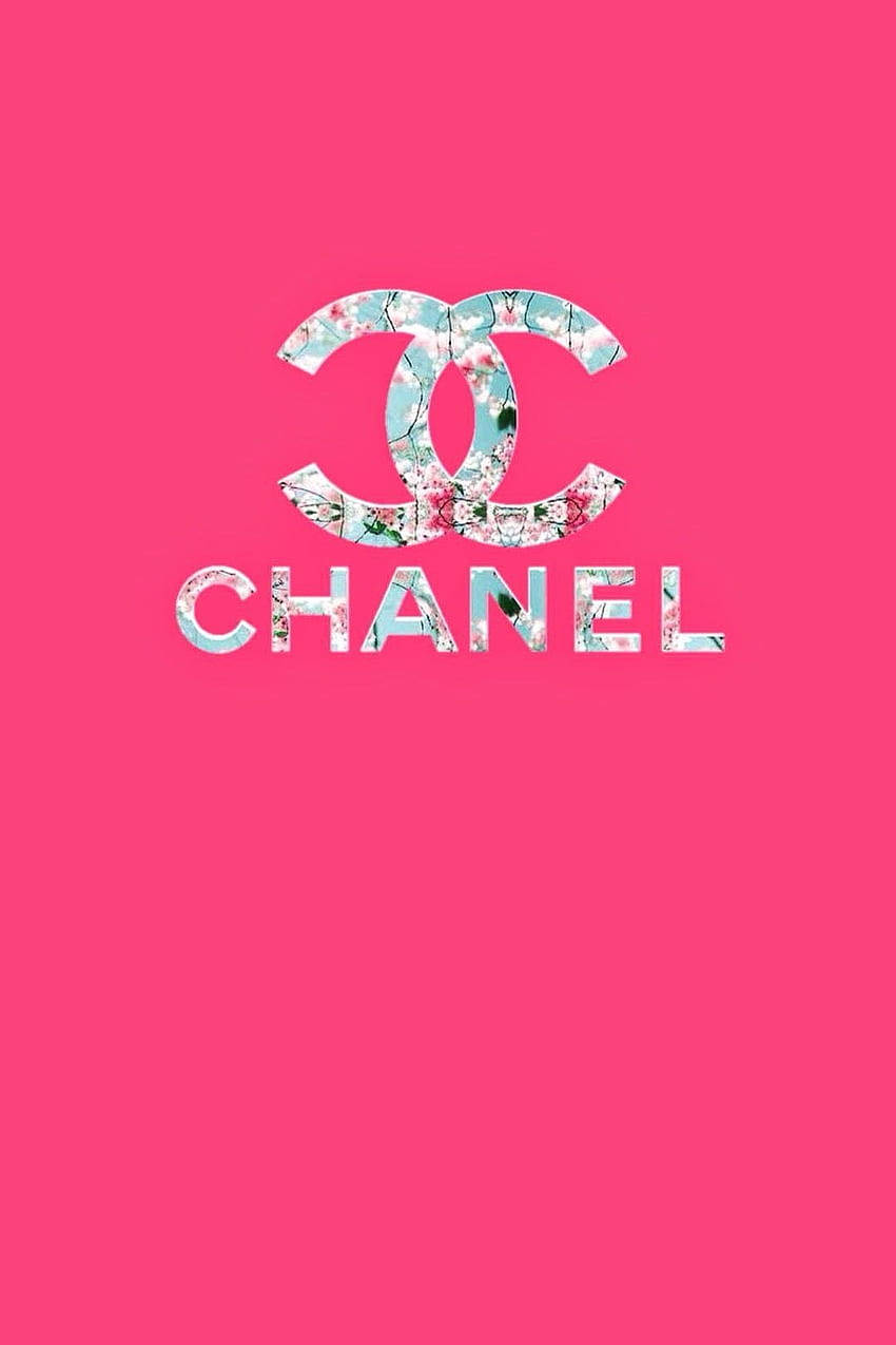 Pink Chanel Logo 850 X 1275 Background