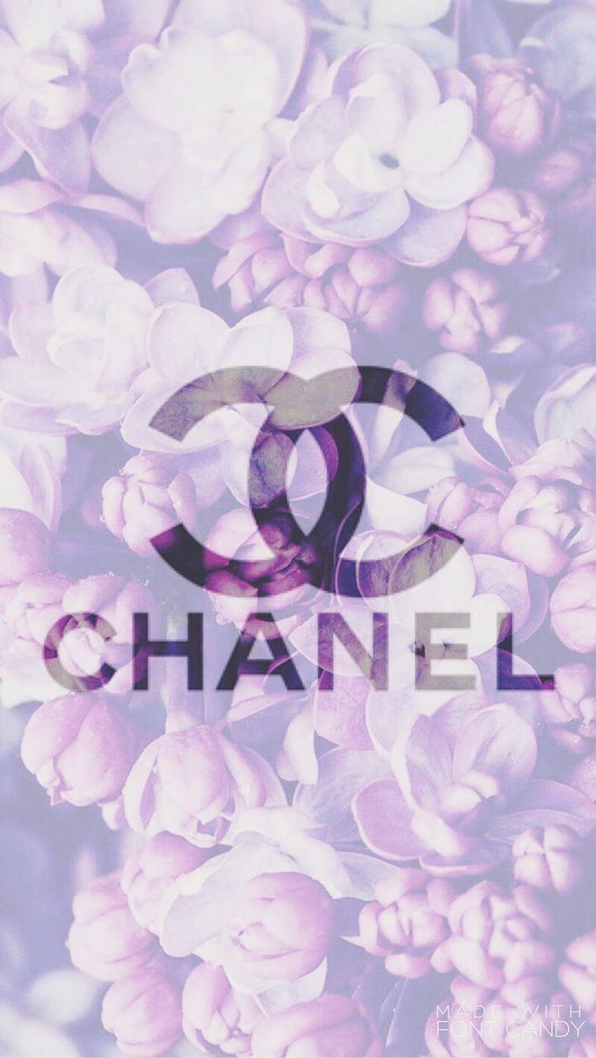 Pink Chanel Logo 850 X 1509 Background