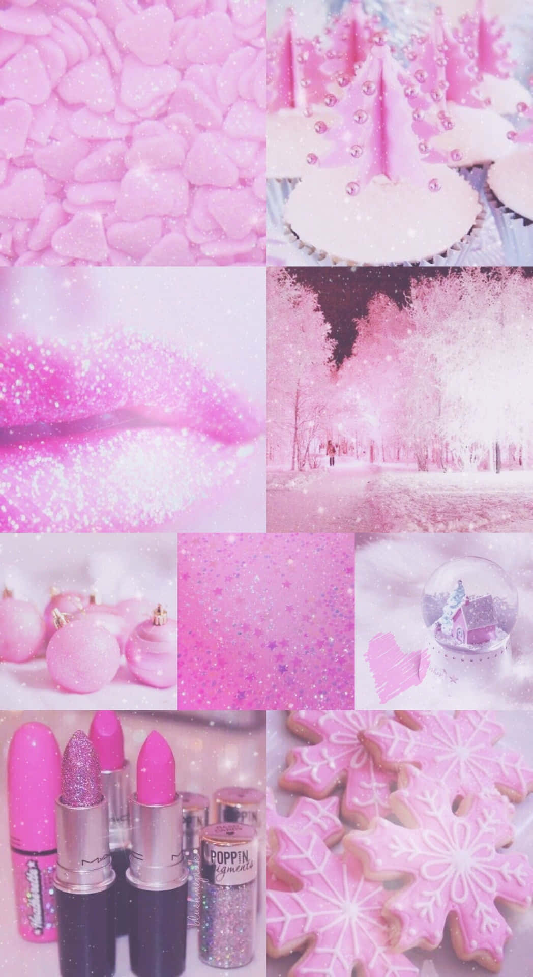 Pink Christmas Tumblr Aesthetic