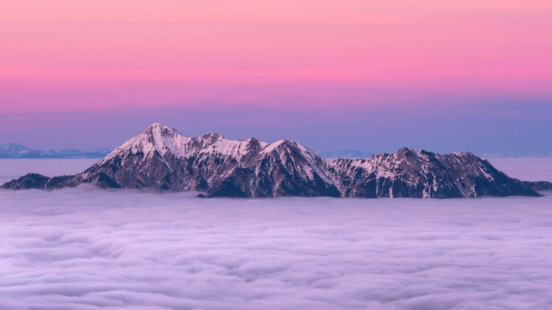 Pink Cloud Mountains