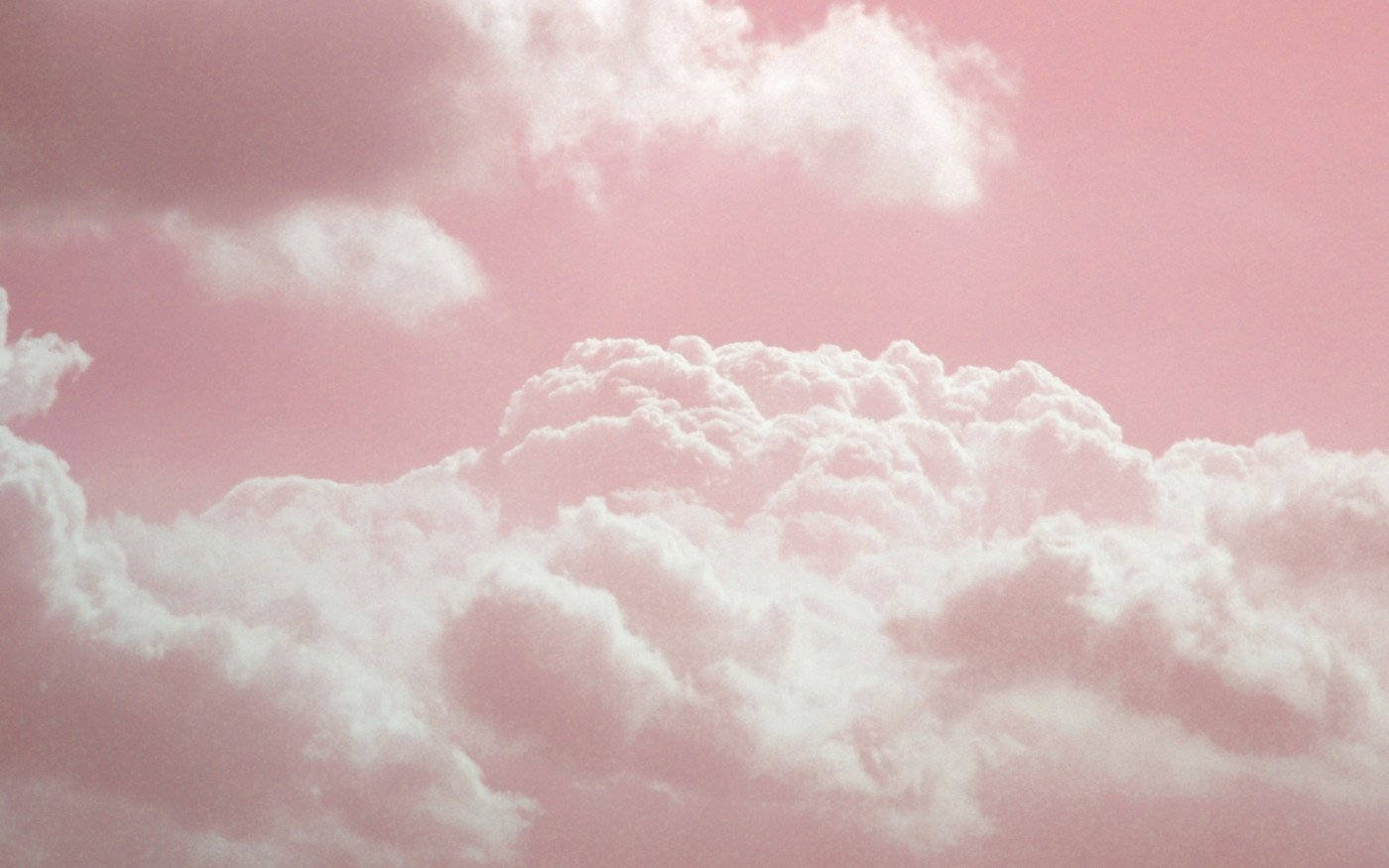 Pink Cloud Pastel Sky Background