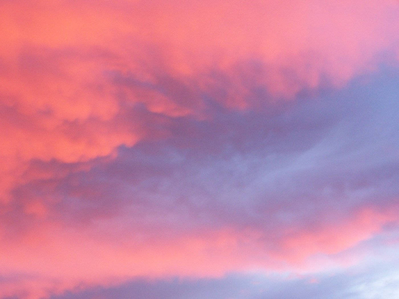 Pink Cloud Sunset Time Background