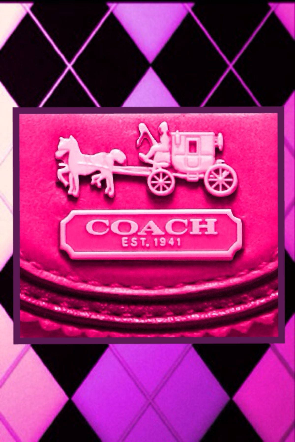 Pink Coach Logo And Symbol