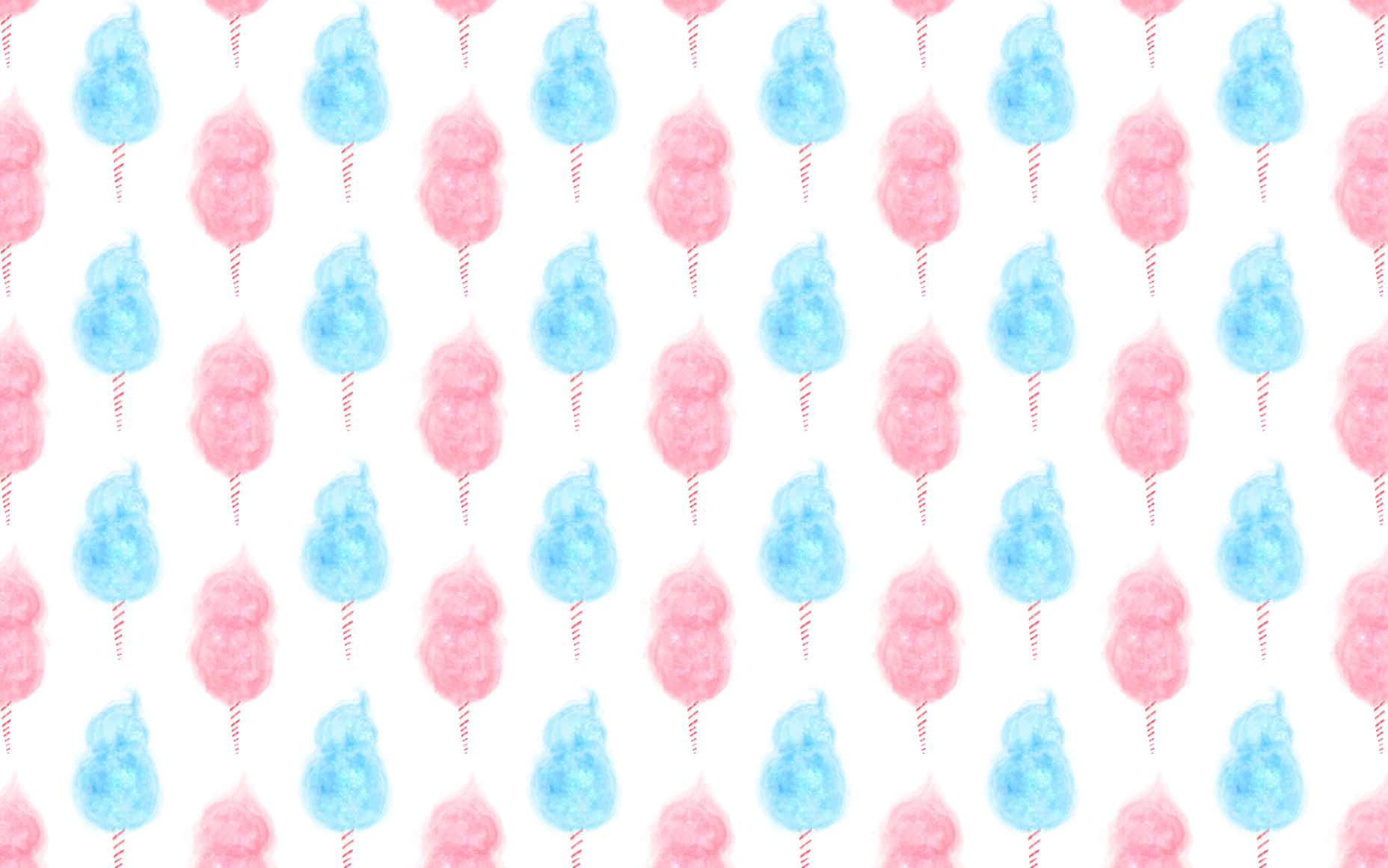 Pink Cotton Candy In Yellow Background