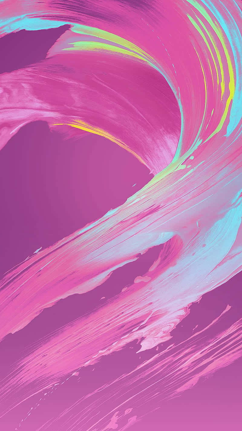 Pink Cotton Candy Swirl Background