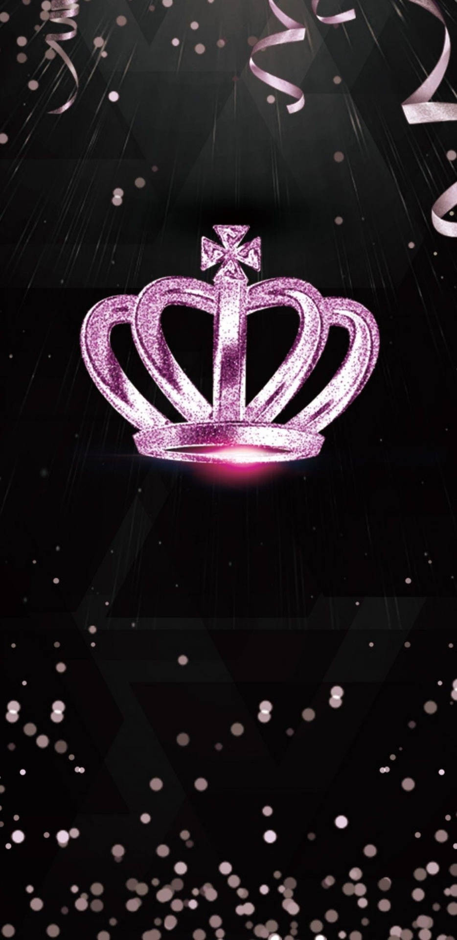 Pink Crown Queen Girly Background
