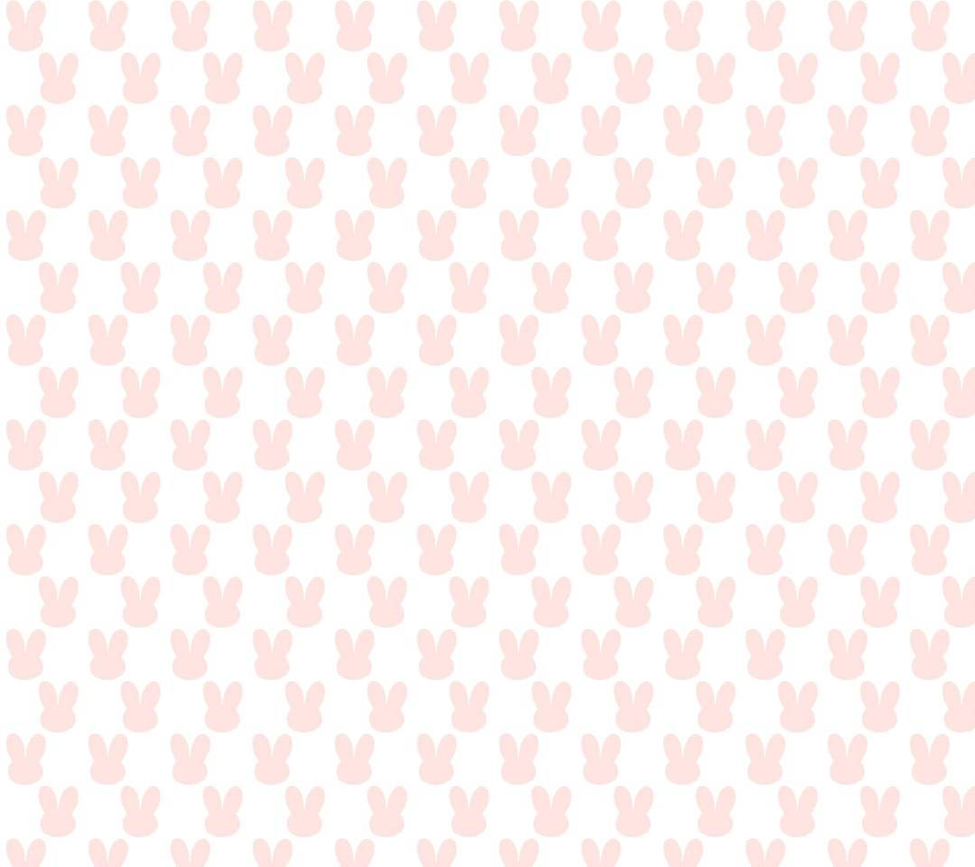 Pink Cute Bunny Pattern Background