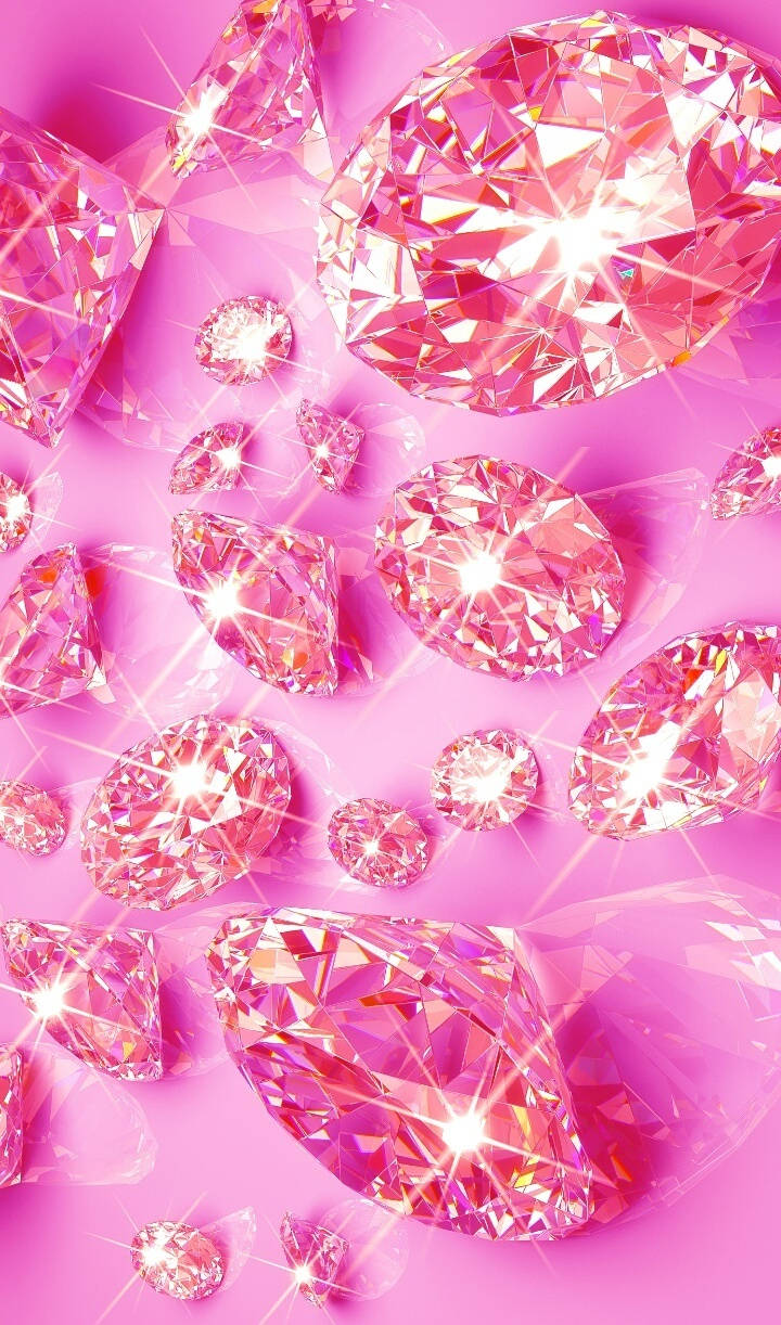 Pink Diamond's Radiant Brilliance Background