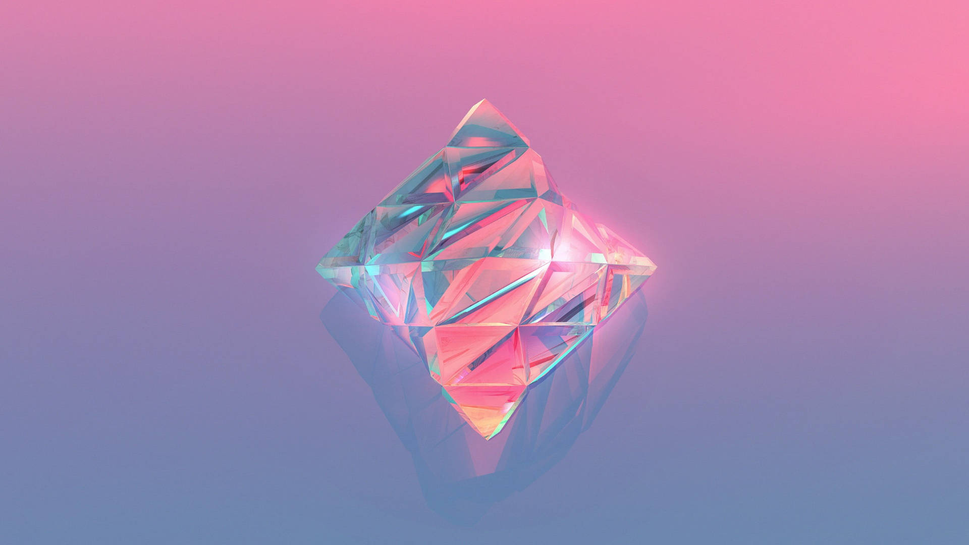 Pink Diamond Sparkle Background