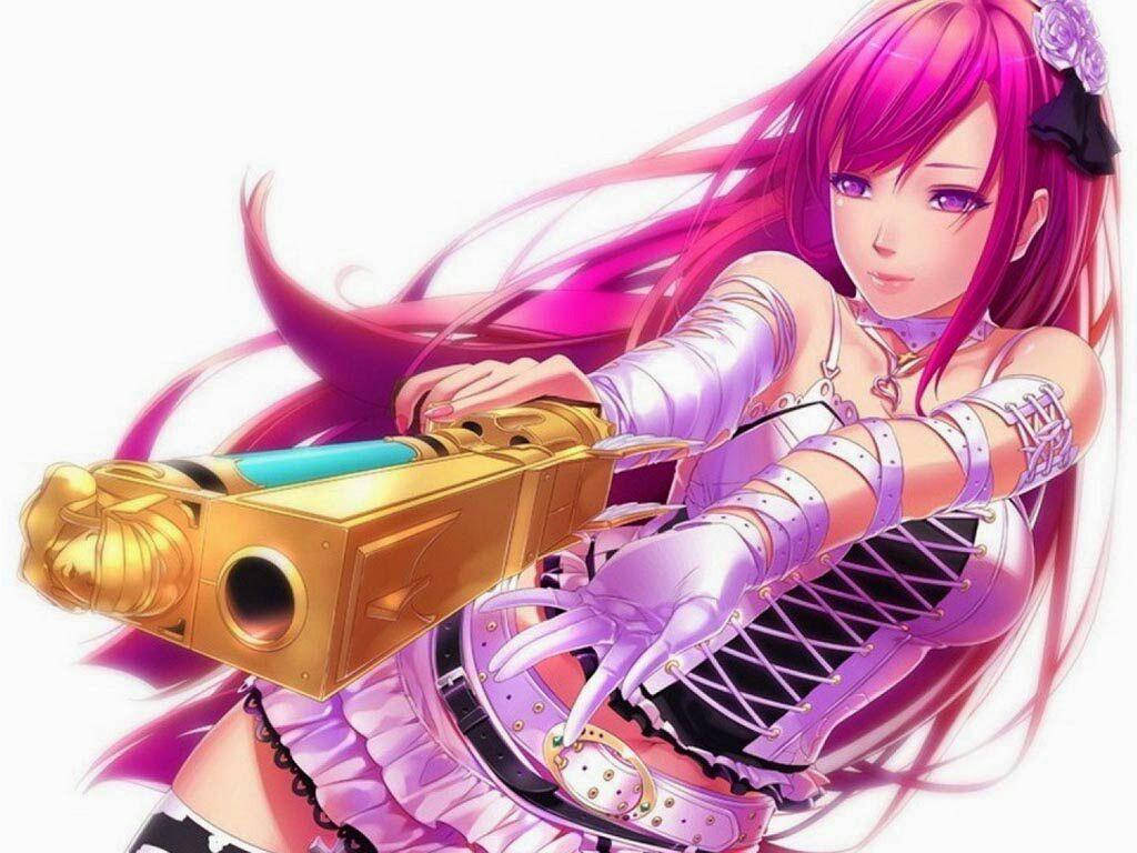 Pink Ecchi Sharp Shotoer Background