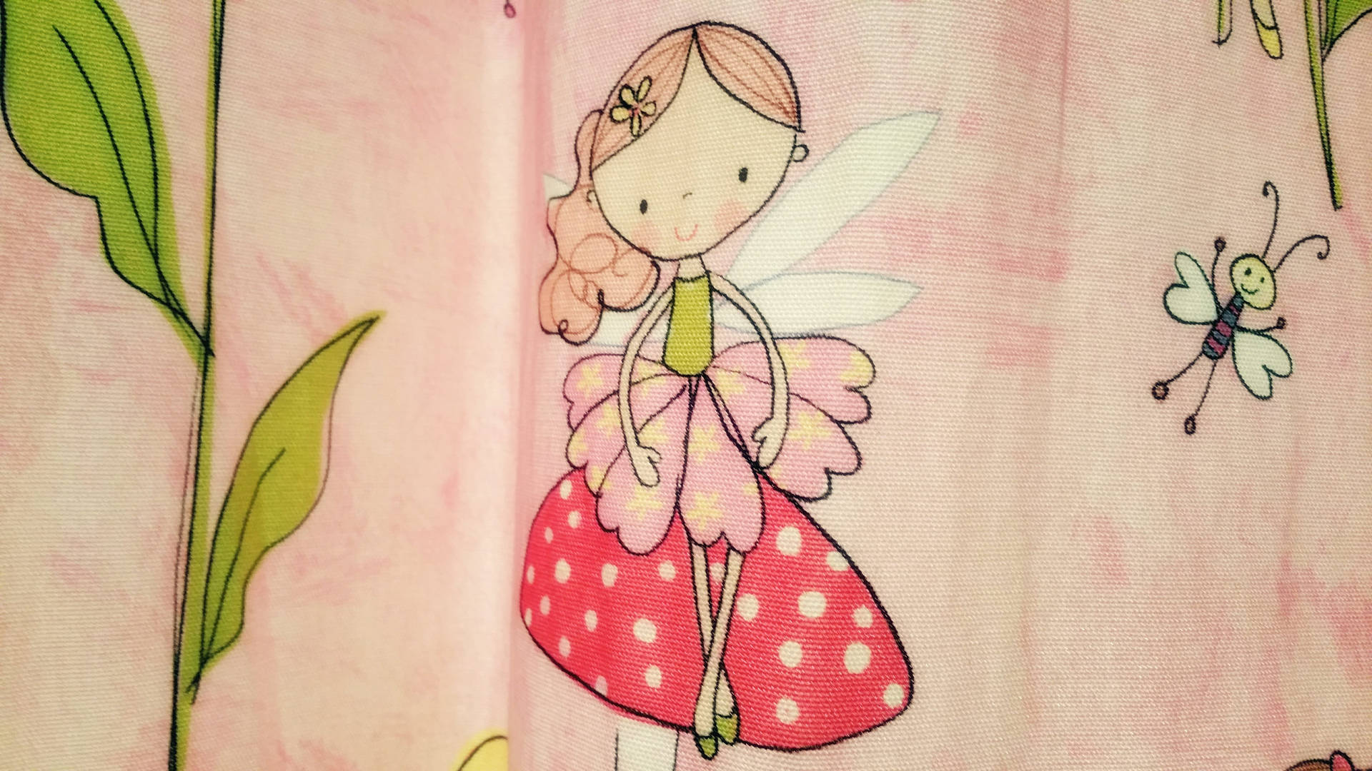 Pink Fairy Cloth Background