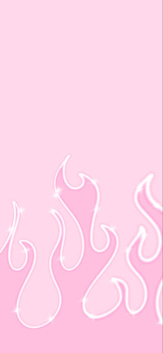 Pink Flames Background