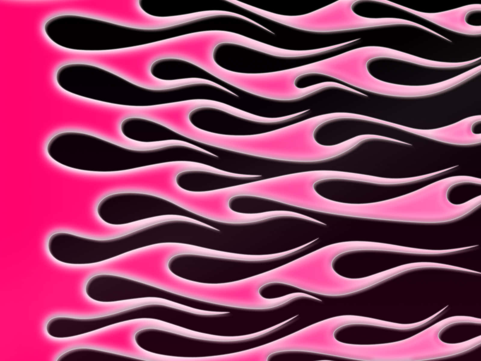 Pink Flames Like Waves Background