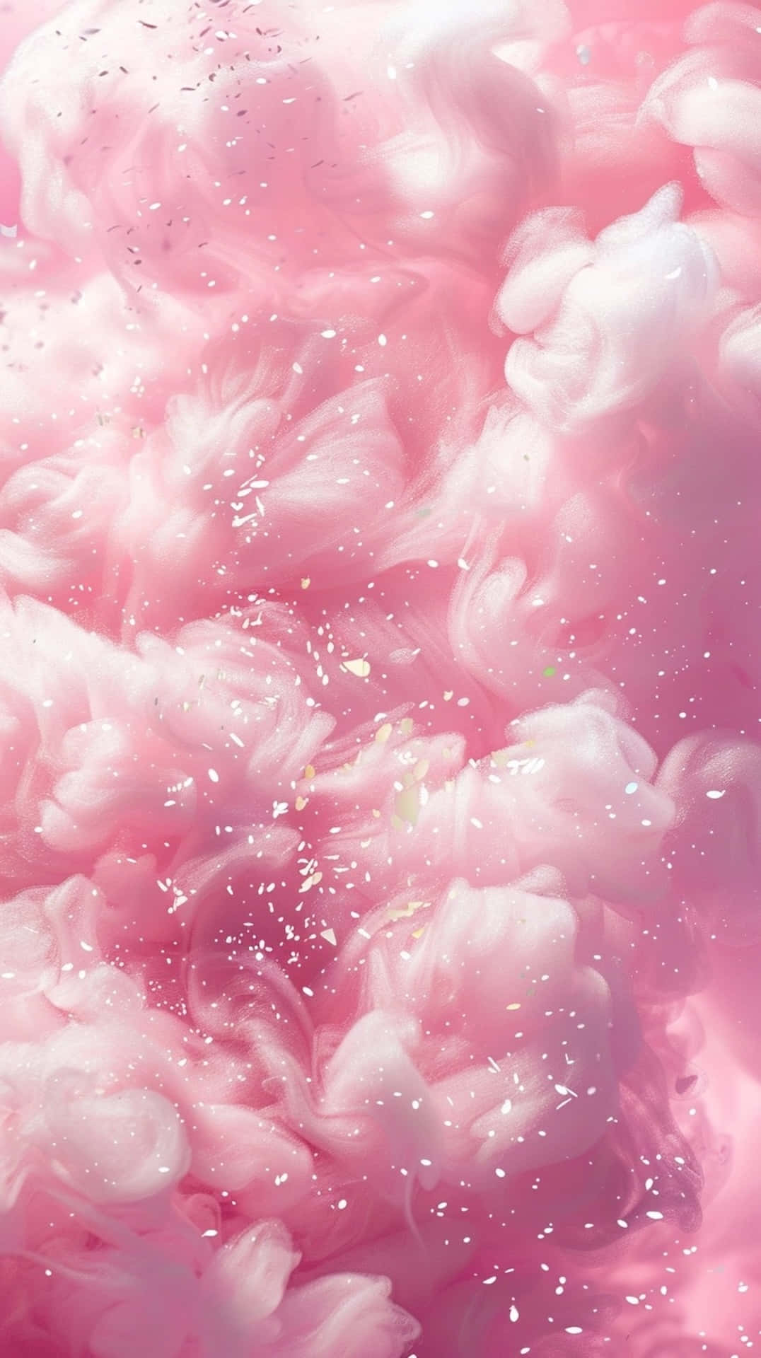 Pink Floral Fantasy Background Background