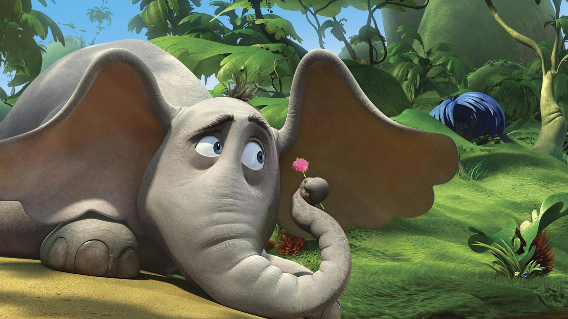 Pink Flower Horton Hears A Who Background