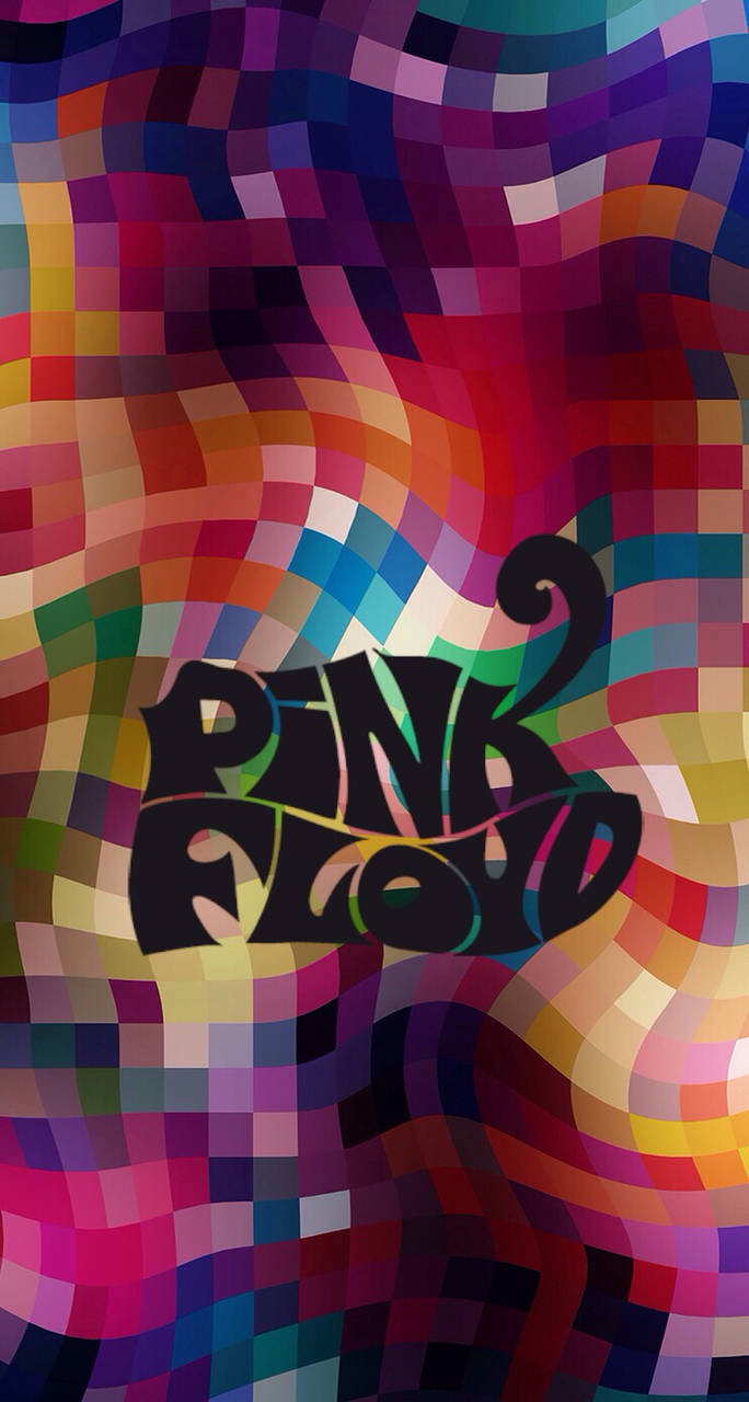 Pink Floyd 4k Rainbow Aesthetic Wavy Effect Background
