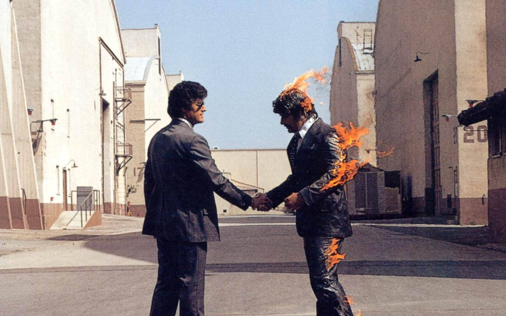 Pink Floyd 4k Wish You Were Here Cover Background