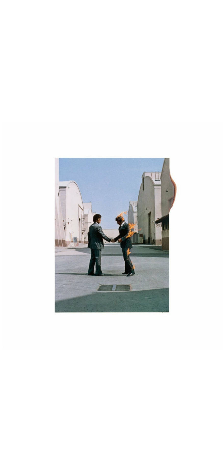 Pink Floyd 4k Wish You Were Here White Aesthetic Background