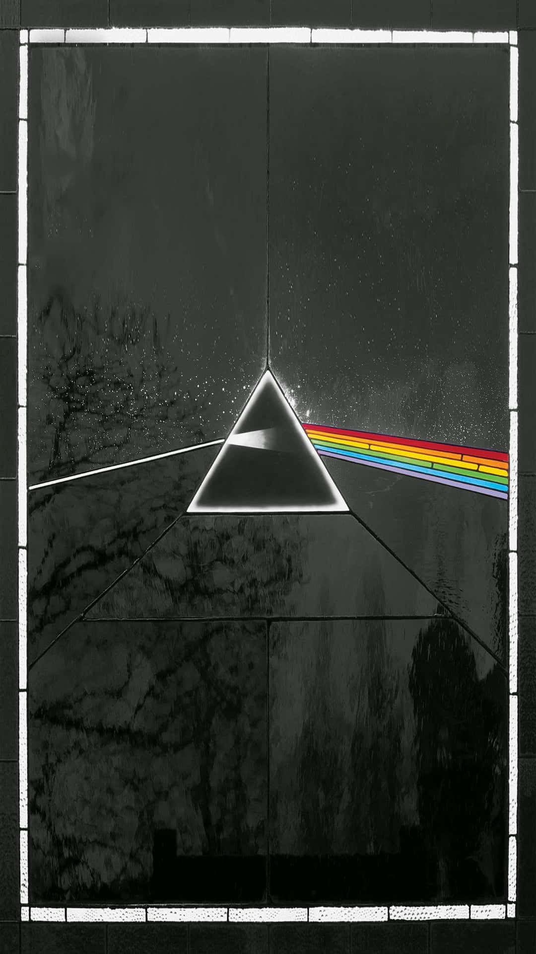 Pink Floyd's Iconic Dark Side Of The Moon Album Cover Background