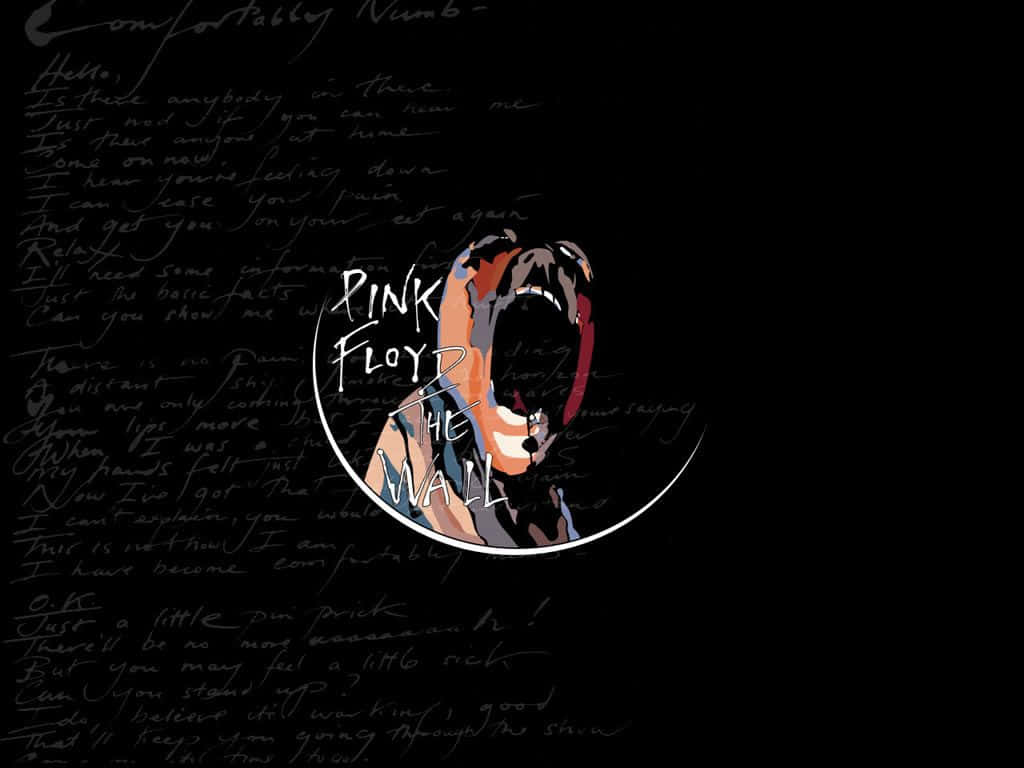 Pink Floyd The Wall Black Cartoon Background