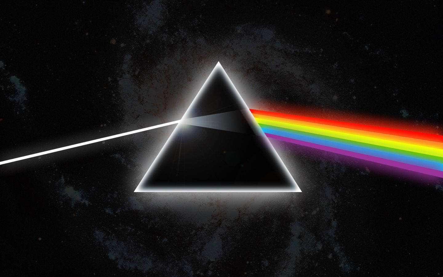 Pink Floyd Triangle Digital Art Background