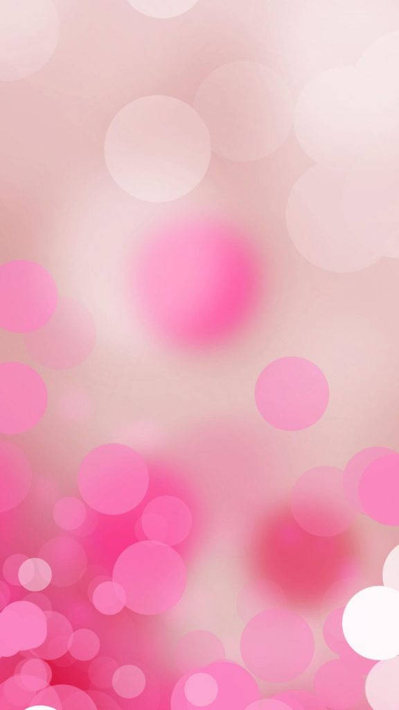 Pink Girl Iphone Display Background