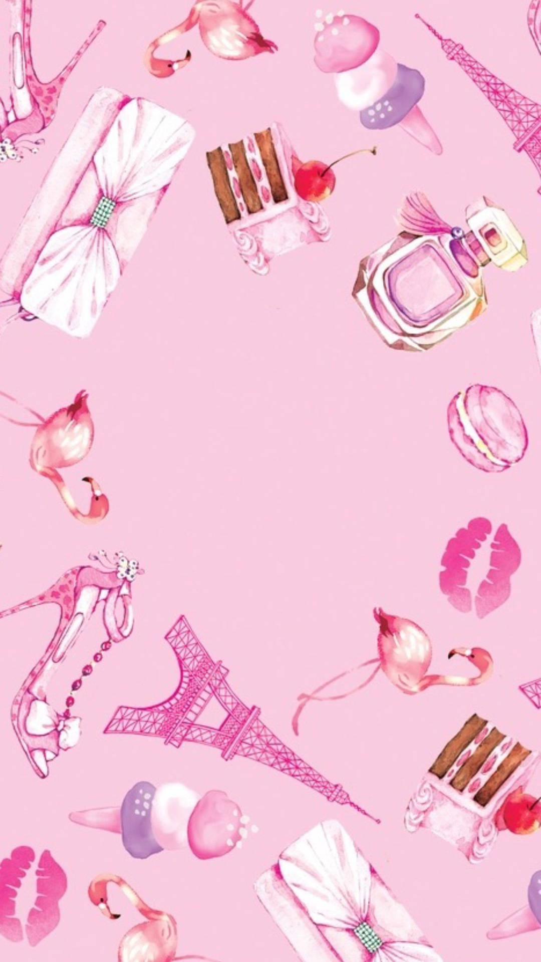 Pink Girly Lock Screen Iphone Background
